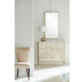 A Shimmer Of Light Champagne And Taupe Paint Accent Chest