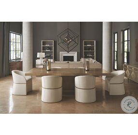 Horizon Woodland Gray And Sparkling Argent Extendable Dining Table