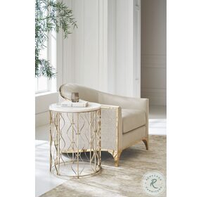 Style Spotter Whisper Of Gold Side Table