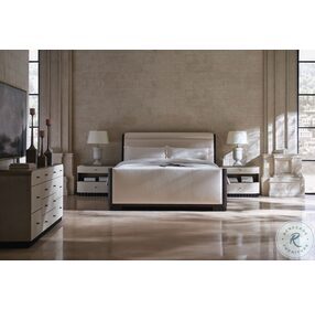 Deep Sleep Ivory And Brushed Whisper of Gold Bedside Accent Table