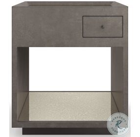 Dark Matter Twilight Frost And Almost Black End Table