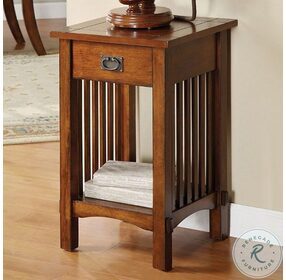Valencia IV Gray One Drawer Telephone Stand