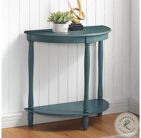 Menton Antique Teal Side Table