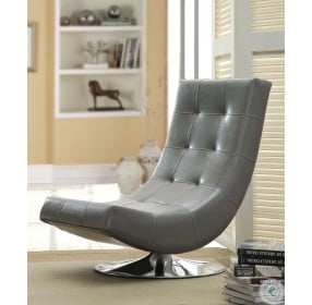 Trinidad Gray Swivel Accent Chair
