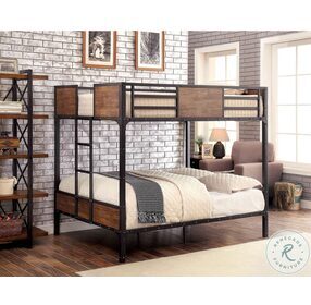 Clapton Full Over Full Metal Bunk Bed