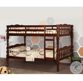 Catalina Cherry Twin Over Twin Bunk Bed