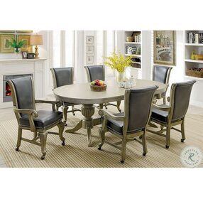 Melina Gray Arm Chair Set Of 2