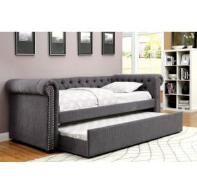 Leanna Gray Trundle Twin Daybed