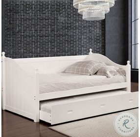 Walcott White Twin Trundle Daybed