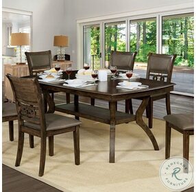 Holly Brown Dining Room Set