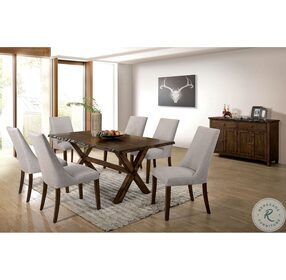 Woodworth Distressed Wood Dining Table