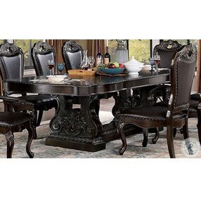 Lombardy Walnut Extendable Dining Room Set