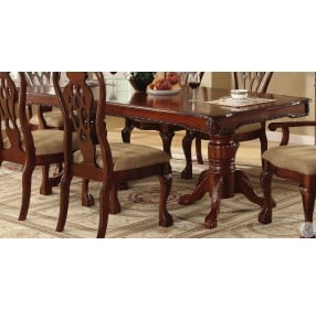 George Town Rectangular Double Pedestal Extendable Dining Room Set