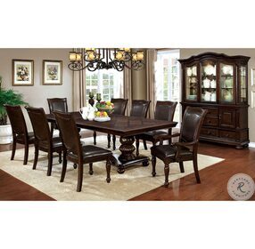 Alpena Brown Cherry Extendable Rectangular Dining Table
