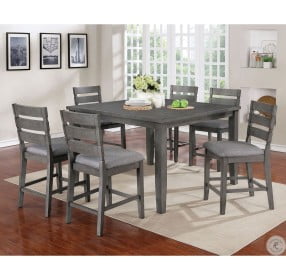 Viana Gray Counter Height Dining Table