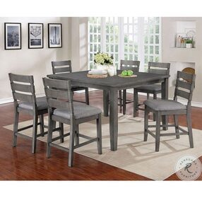Viana Gray Counter Height Dining Table
