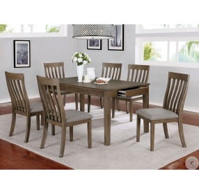 Astilbe Light Oak And Taupe Side Chair Set Of 2