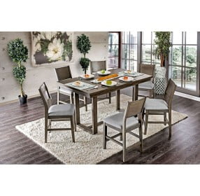 Anton II Gray Counter Height Dining Table