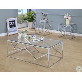Pamplona Chrome Occasional Table Set