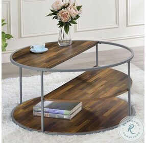 Orrin Gray And Walnut Occasional Table Set