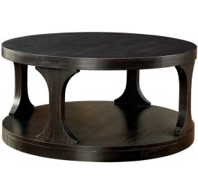 Carrie Antique Black Occasional Table Set