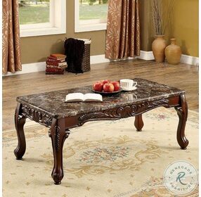 Lechester Dark Oak And Brown 3 Piece Occasional Table Set