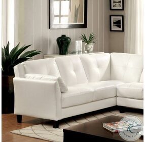 Peever White LAF Sectional