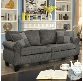 Rhian Dark Gray Living Room Set