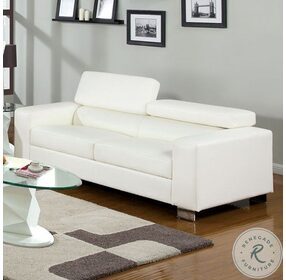 Makri White Living Room Set