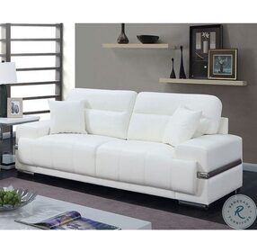 Zibak White Living Room Set