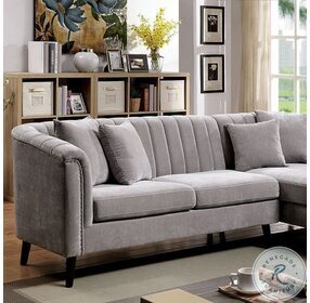 Goodwick Light Gray LAF Sectional