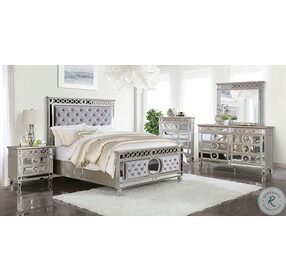 Marseille Champagne Upholstered Queen Panel Bed