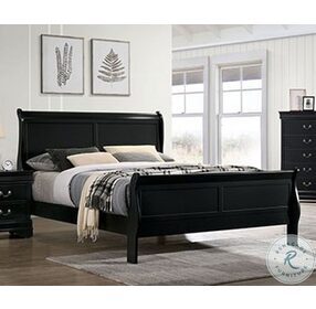 Louis Philippe Black Youth Sleigh Bedroom Set