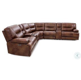 Louella Brown Power Reclining Sectional