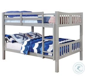 Cameron Gray Full Over Full Bunk Bed