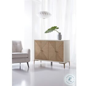 Lisette Cream And Gold Hall Chest