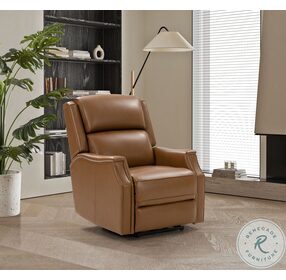 Conrad Shoreham Ponytail Leather Big & Tall Power Recliner with Power Headrest And Lumbar