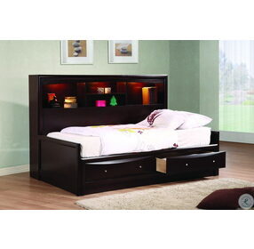 Phoenix Cappuccino Twin Storage Daybed