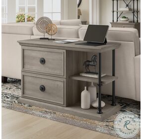 Coliseum Driftwood Gray Console Table