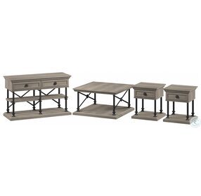 Coliseum Driftwood Gray 3 Piece Occasional Table Set