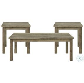 Turner Oak Lift Top 3 Piece Occasional Table Set