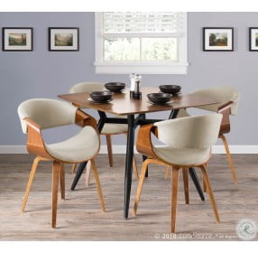 Curvo Cream Dining Chair