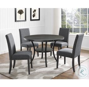 Crispin Gray 48" Round Dining Table