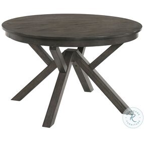 Gulliver Rustic Brown Round Dining Room Set