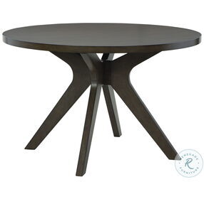 Wittland Dark Brown Round Dining Room Set