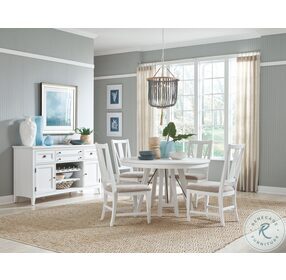 Heron Cove Chalk White 52" Round Dining Table