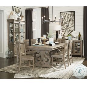Tinley Park Dovetail Grey Rectangular Dining Table