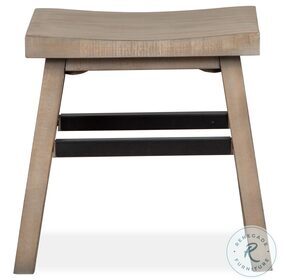 Paxton Place Dovetail Grey Stool