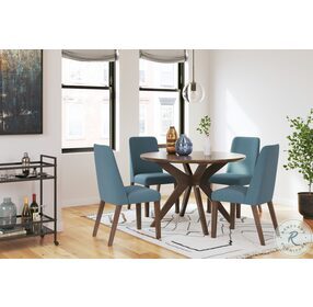 Lyncott Blue Dining Chair Set of 2