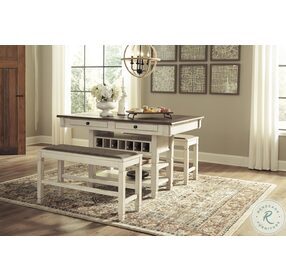 Bolanburg Two Tone Counter Height Dining Bench